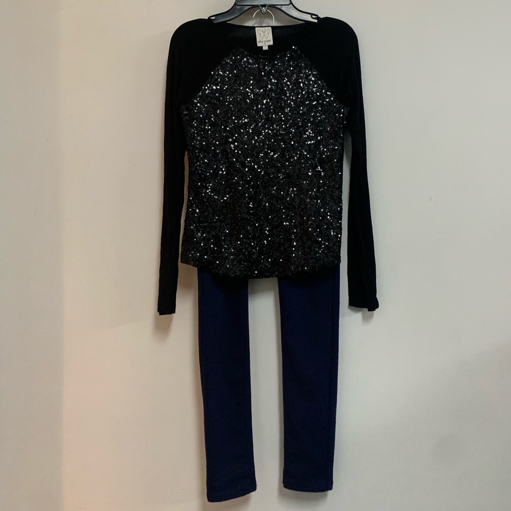 Ella Moss sequence jersey and Joe’s Jeans Jeggings
